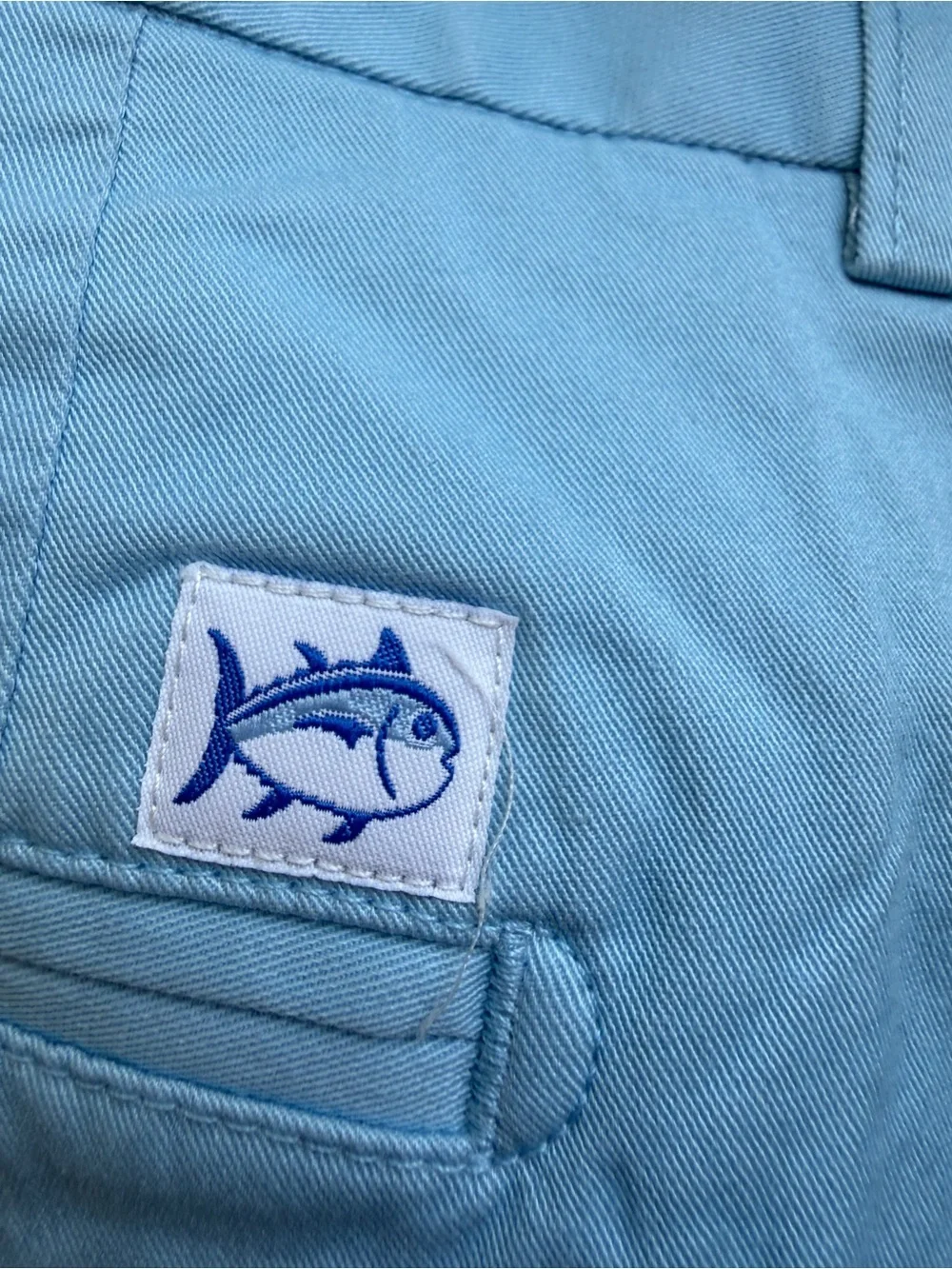 Southern Tide Light Blue Men’s Flat Front Shorts